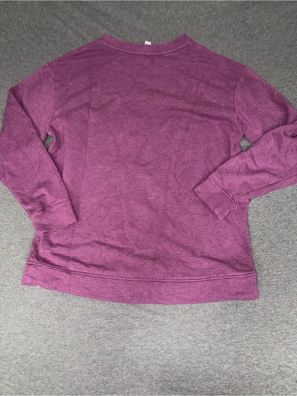 Mens Orvis Crewneck Sweatshirt in Heathered Plum Size Small